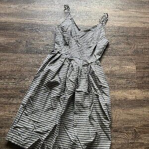 Von Dutch Blue Gingham Country Nashville Swifty Dress New Medium $178